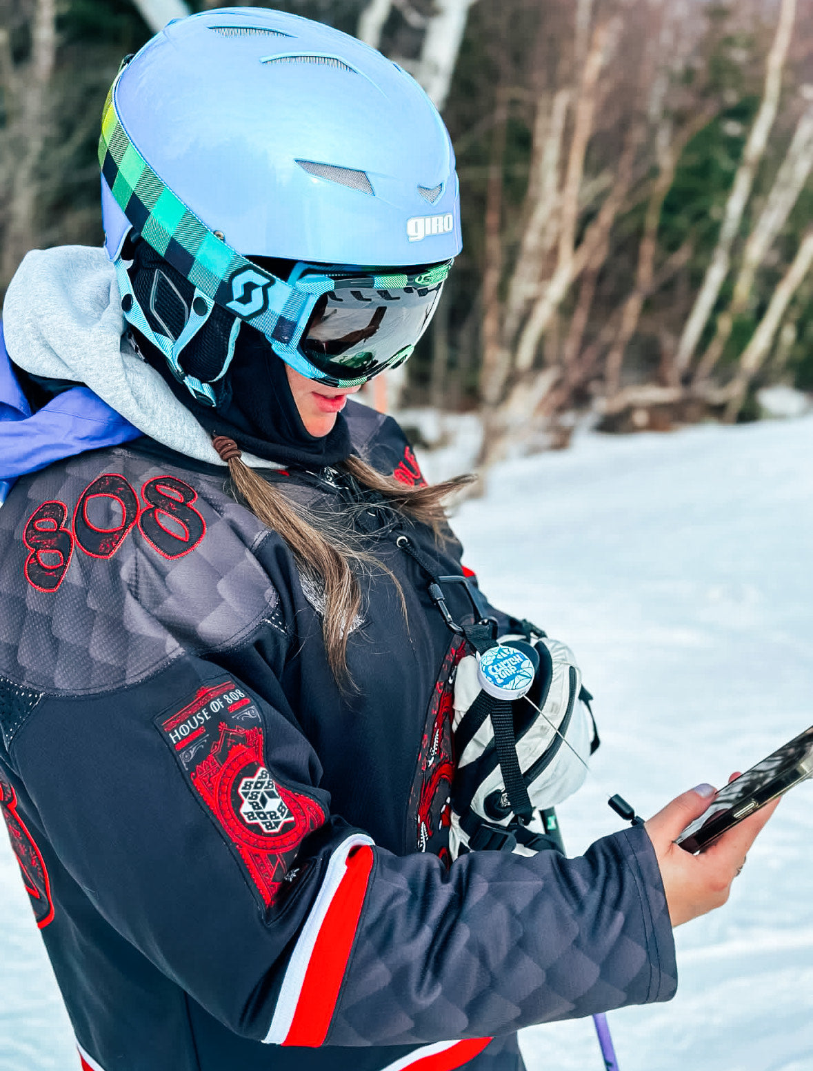 Snowboarder with ClutchLoop
