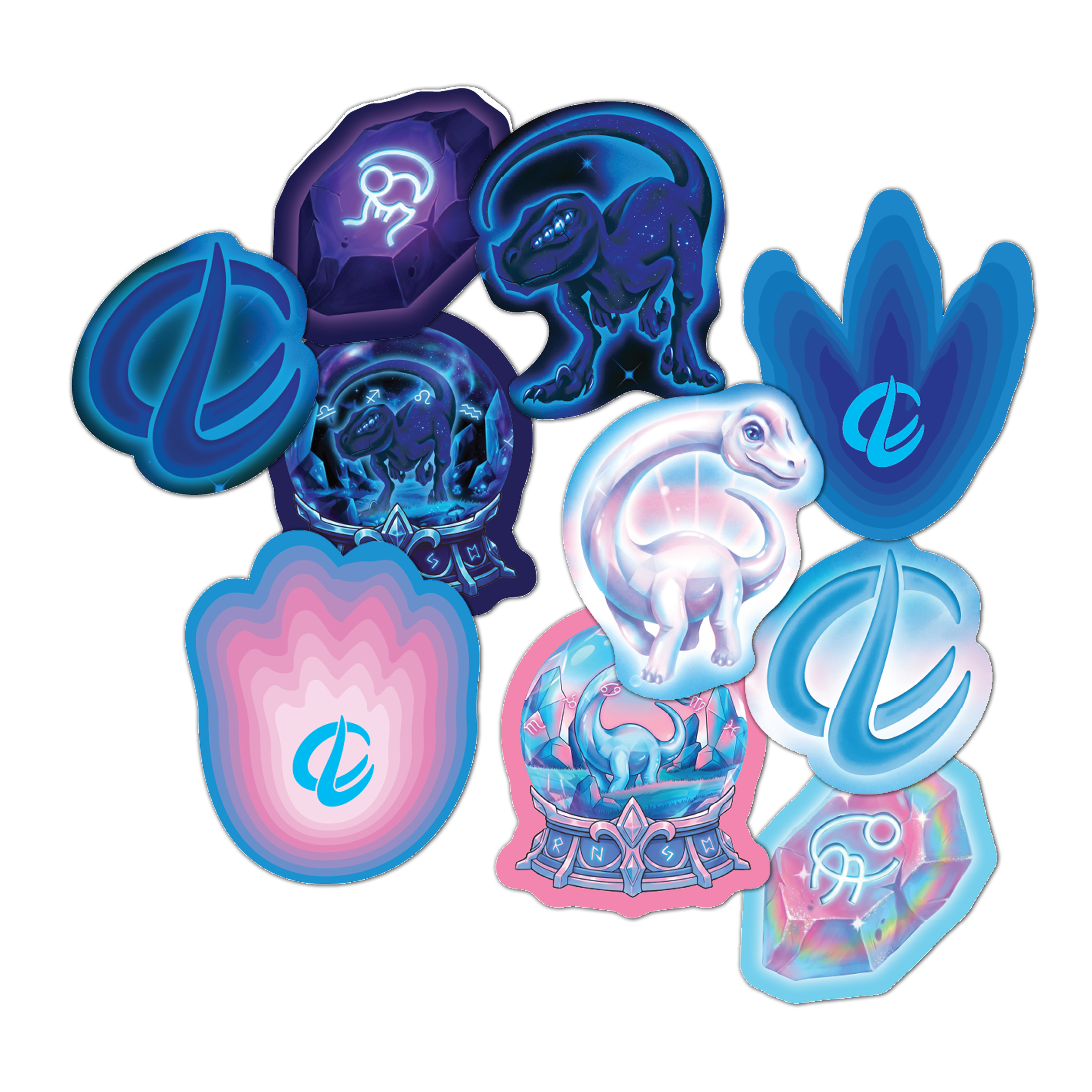 Dino4 Stickers